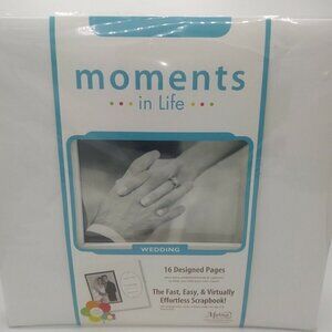 NEW Moments In Life - Wedding Album Markings C.R. Gibson 16pg. Photos Memories